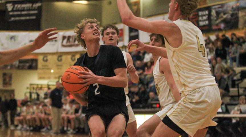 High school boys basketball: Davis Darts complete spectacular comeback in 69-67 overtime win over the Syracuse Titans led by Zach Fisher and Colby Whicker
