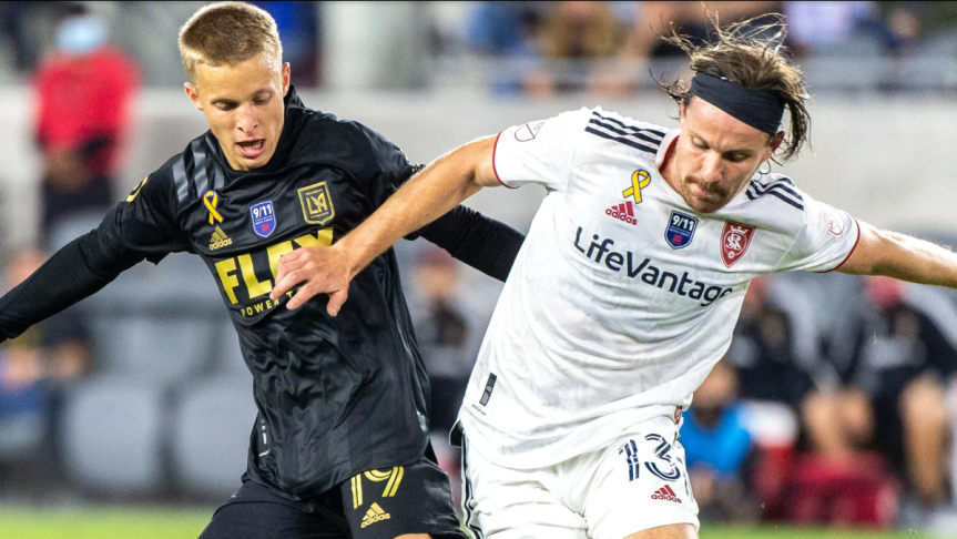 First-place LAFC routs RSL 4-1 for second-straight loss at home