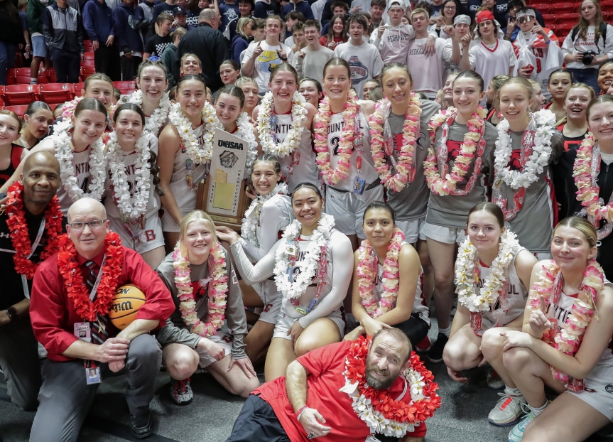 Bountiful Redhawks Girls Basketball repeat as 5A state champions